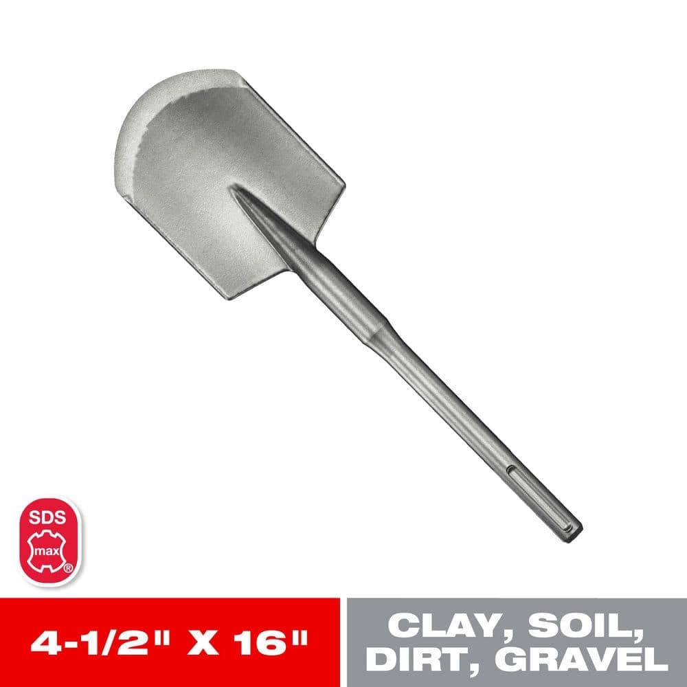 DIABLO 4.5 in. x 17 in. Carbide SDS-Max Clay Spade