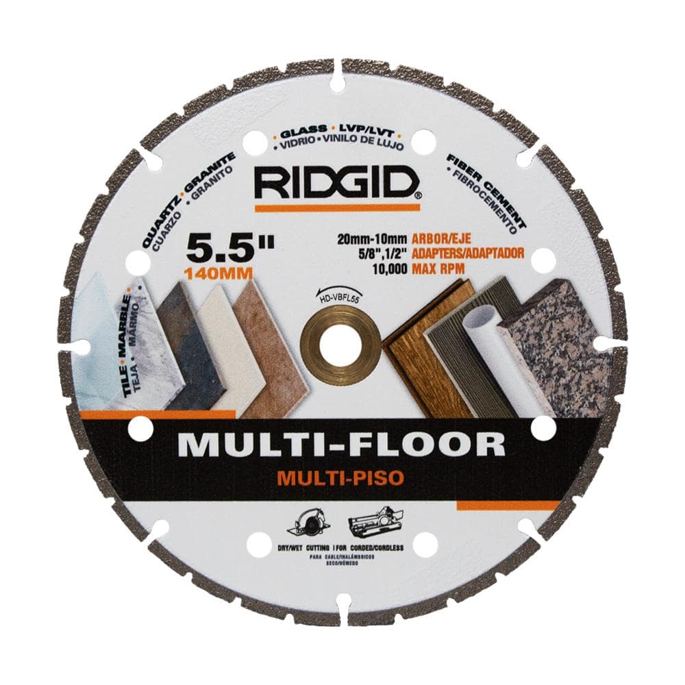 RIDGID 5.5 in. Multi-Flooring Segmented Diamond Blade (1)