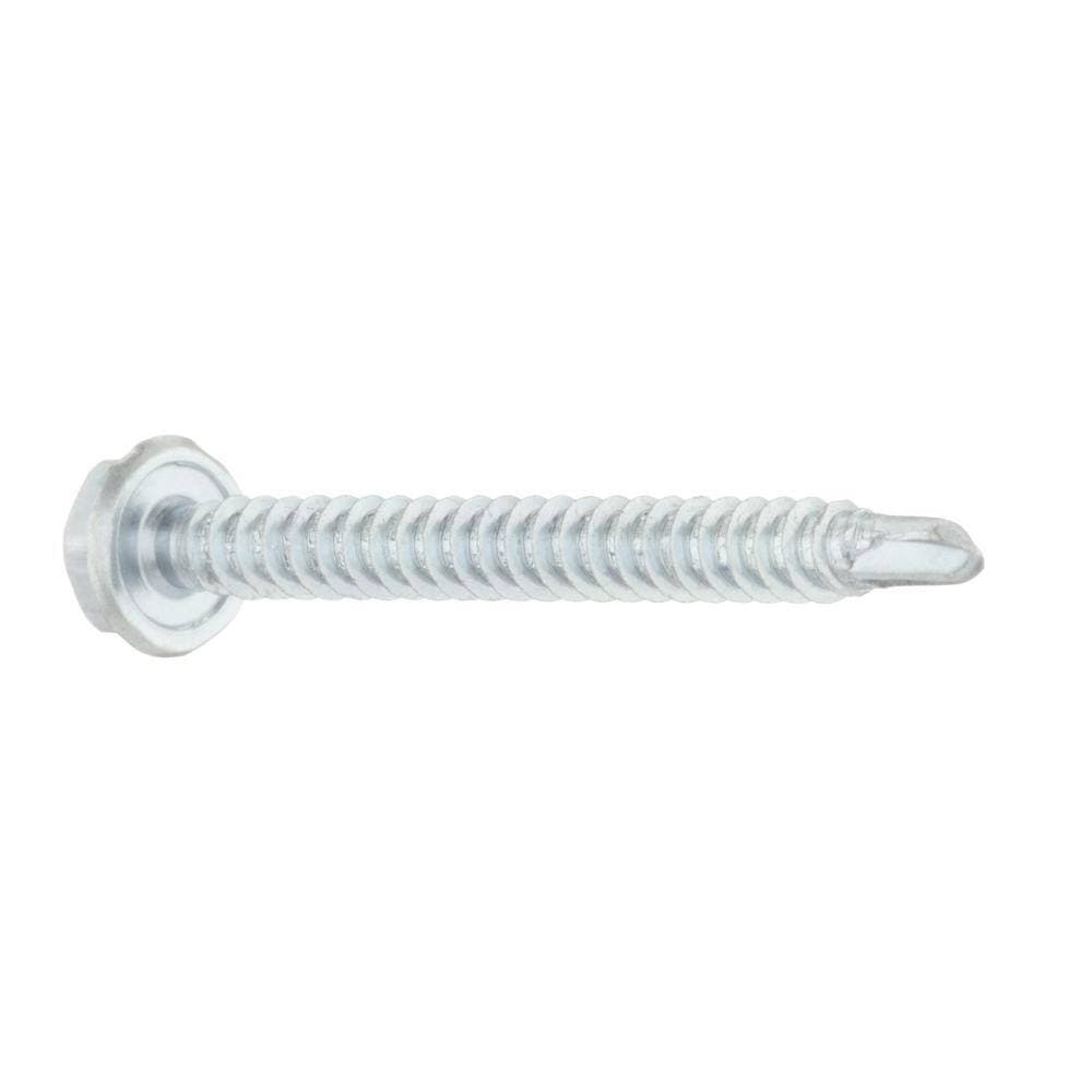 Everbilt #12 x 2 in. Zinc-Plated Steel Hex Head Sheet Metal Screw (2-Pack) (3)