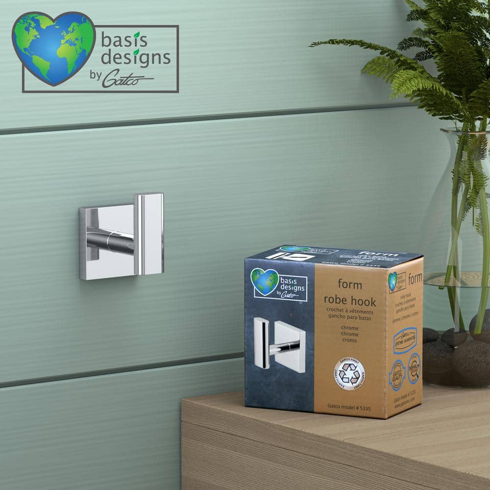 Gatco Form Robe Hook in Chrome (3)