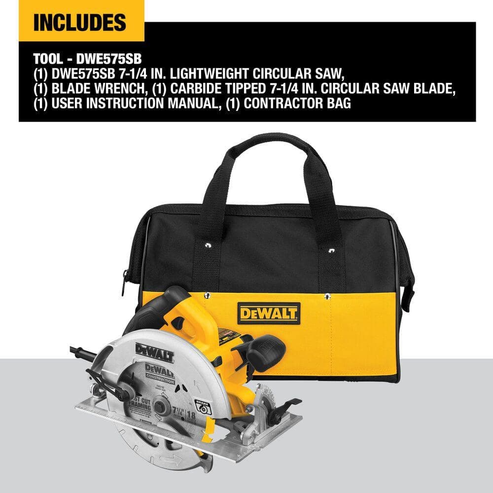 DEWALT 15 Amp 7-1/4 in. Lightweight Circular Saw with Electric Brake (3)