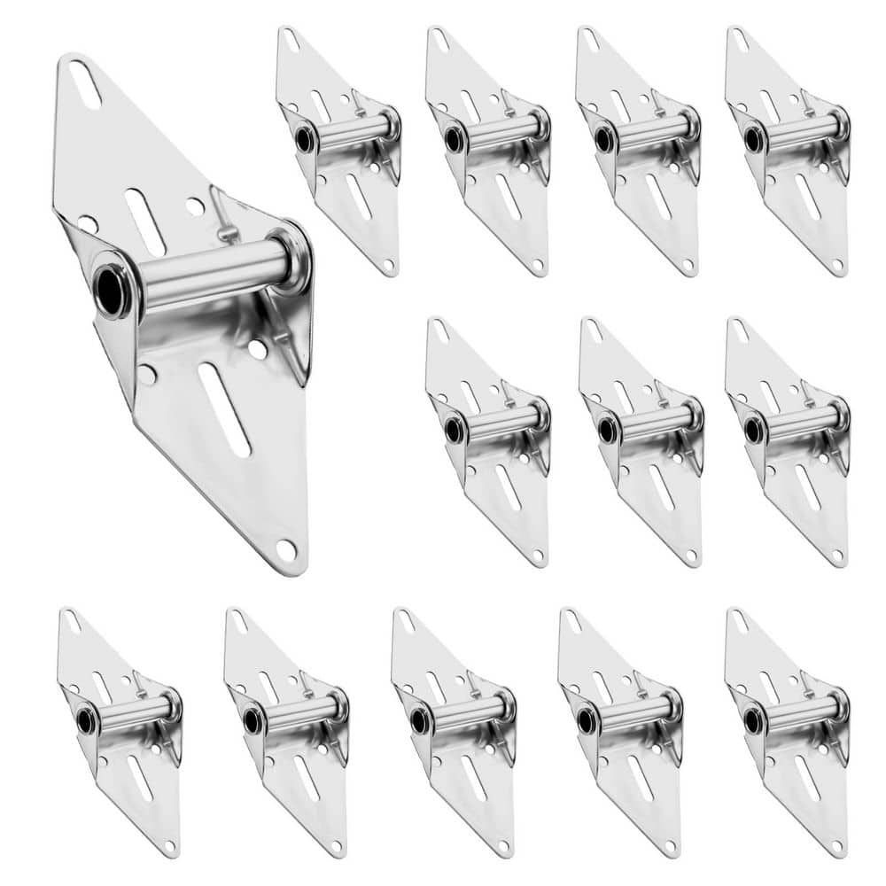 Unbranded 12-Pack Flat Round Galvanized Steel Corrosion Resistant Roller Assembly for Residential Light Commercial Garage Door (1)