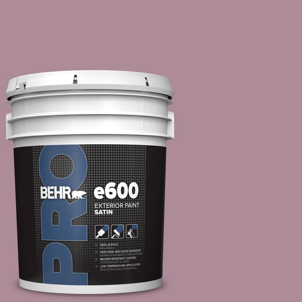 BEHR PRO 5 gal. #S120-5 Reserve Satin Exterior Paint