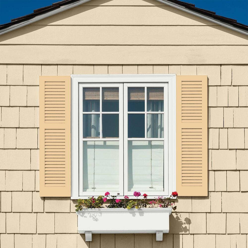 Glidden Premium 1 gal. Toffee Crunch Satin Exterior Latex Paint (4)