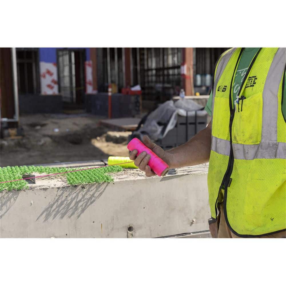 MARSHALLTOWN 500 ft. Florescent Pink Braided Mason's Line (2)