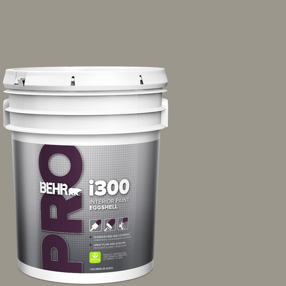 BEHR PRO 5 gal. #MQ2-60 Iron Gate Eggshell Interior Paint