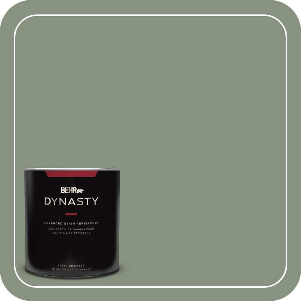 BEHR DYNASTY 1 qt. #QE-45 Thistle Matte Interior Stain-Blocking Paint and Primer