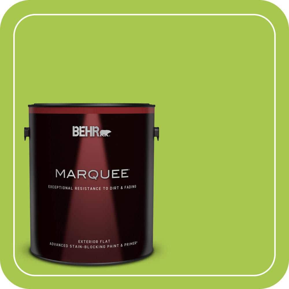 BEHR MARQUEE 1 gal. #420B-5 Sweet Midori Flat Exterior Paint & Primer (1)