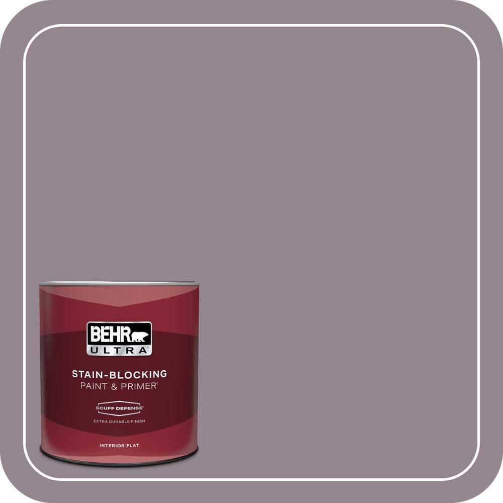 BEHR ULTRA 1 qt. #MQ1-32 Cinema Screen Extra Durable Flat Interior Paint & Primer