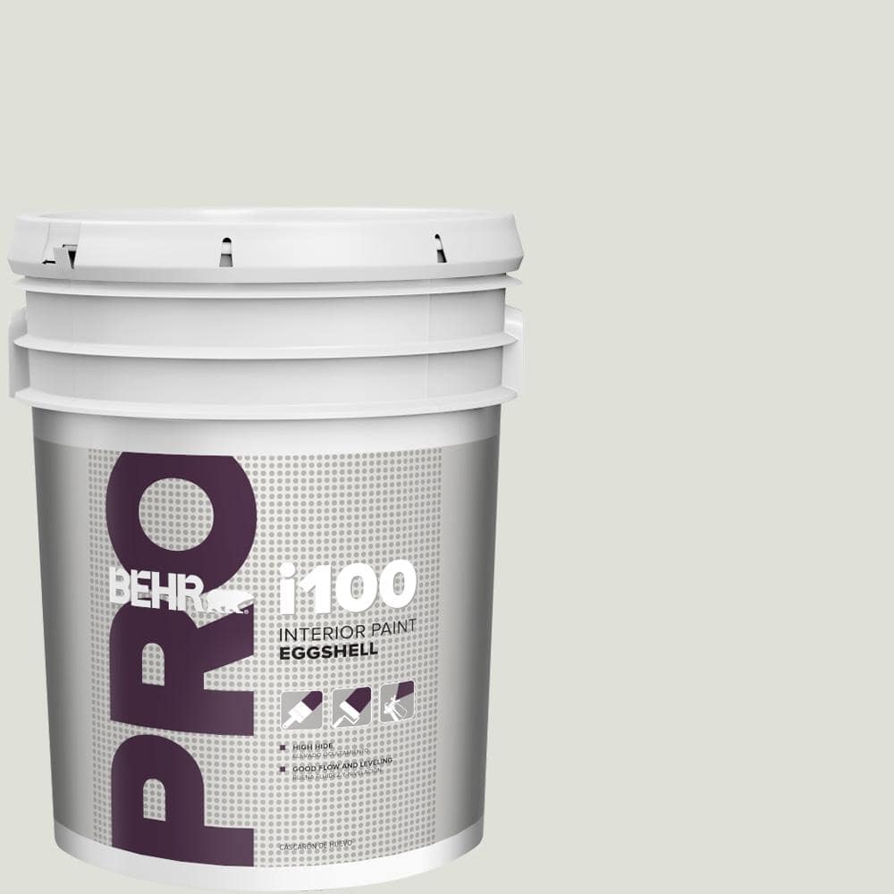BEHR PRO 5 gal. #PPU25-11 Salt Cellar Eggshell Interior Paint