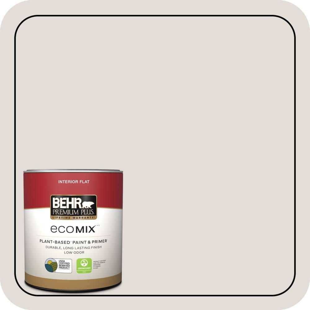 BEHR PREMIUM PLUS #MQ3-33 Creme De La Creme Enamel EcoMix Plant-Based & Primer (1)