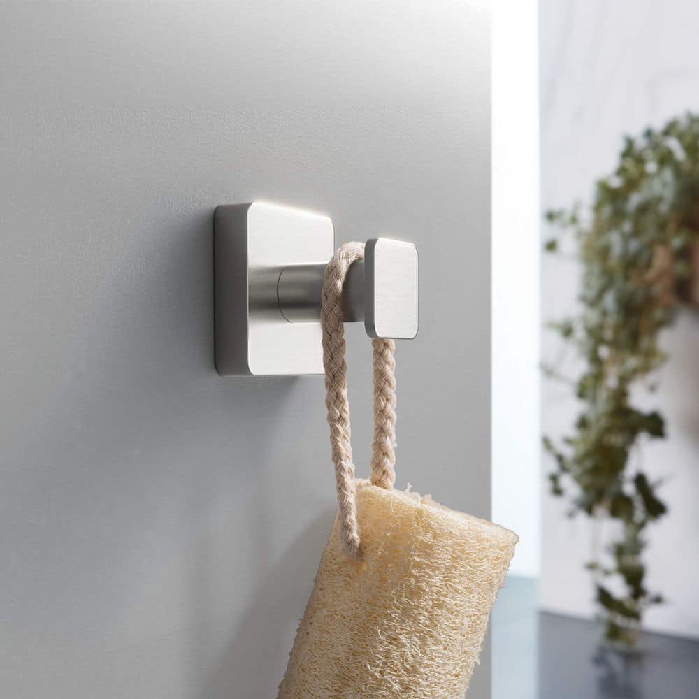 KIBI Bathroom Accessories Knob Robe/Towel Hook 2-Pieces (3)