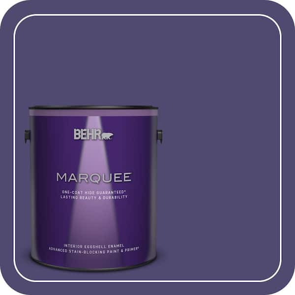 BEHR MARQUEE 1 gal. #T11-12 Harajuku Girl Eggshell Enamel Interior Paint & Primer (2)