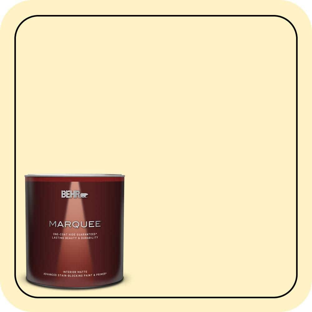 BEHR MARQUEE 1 qt. #P310-2 Natural Light Matte Interior Paint & Primer