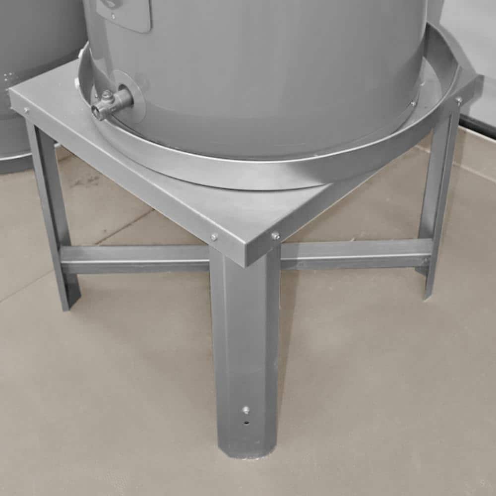 AMERICAN BUILT PRO 21 in. x 21 in. x 18 in. Galvanized Steel Water Heater Stand (2)