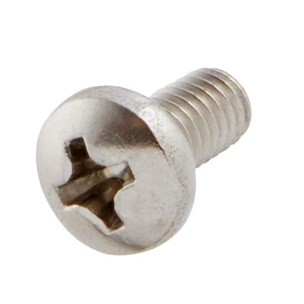 Everbilt M4-0.7x8mm Stainless Steel Pan Head Phillips Drive Machine Screw 2-Pieces (2)