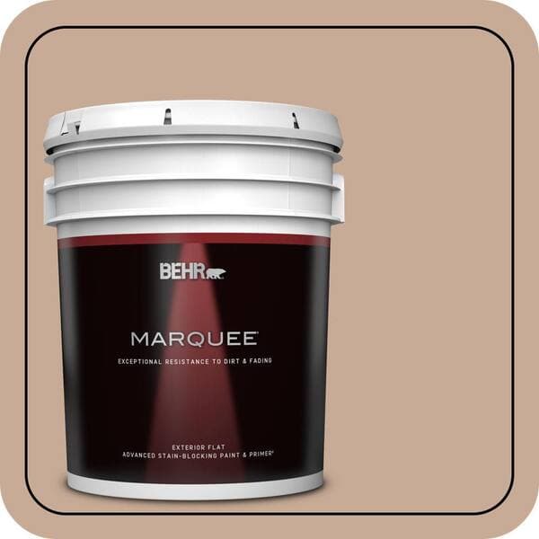 BEHR MARQUEE 5 gal. #S220-3 Sanderling Flat Exterior Paint & Primer (2)