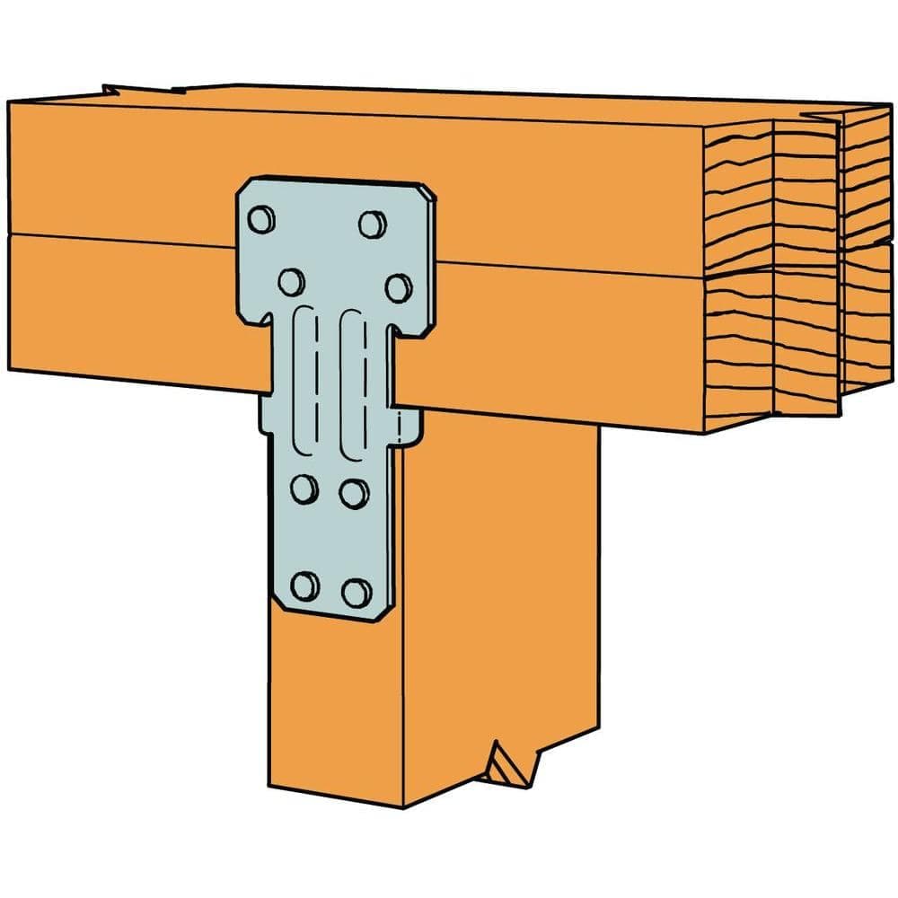 Simpson Strong-Tie RSP 4-1/2 in. Galvanized Reversible Stud-Plate Tie (3)