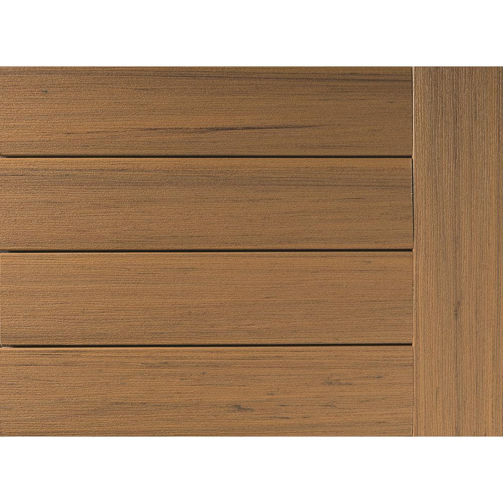 TimberTech Prime+ 1 in. 6 in. 1 ft. Grooved Edge Composite Decking Board Sample (2)