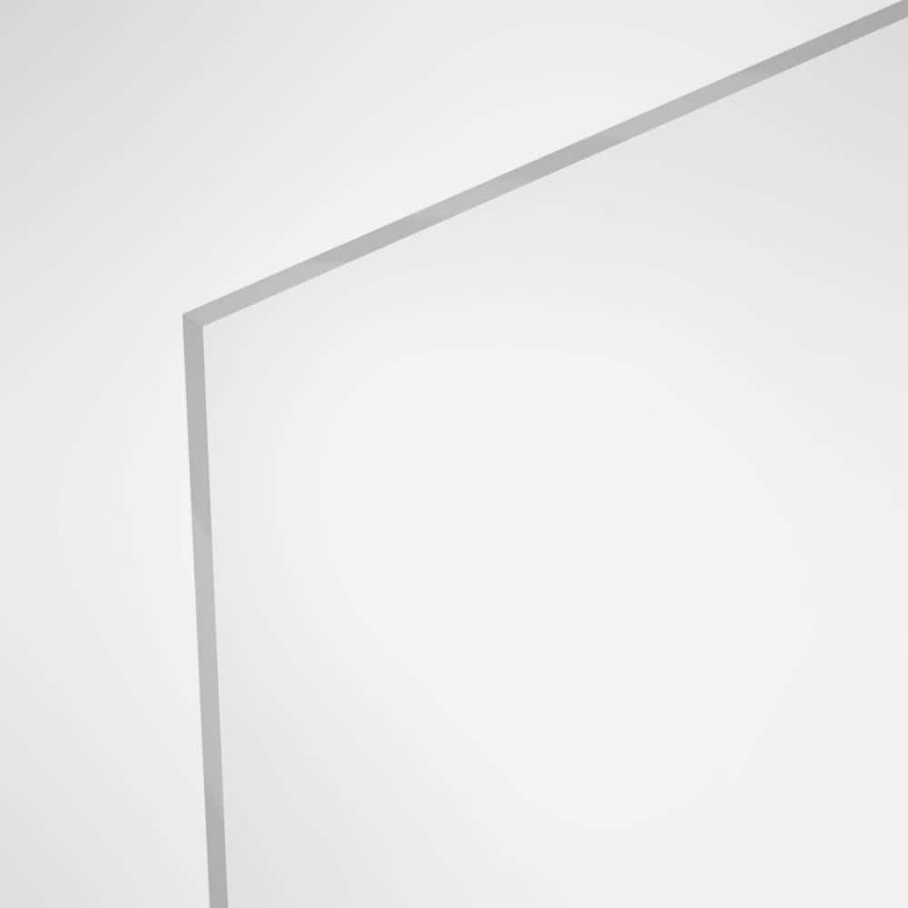 OPTIX 24 in. x 48 in. x 0.118 (1/8) in. White Acrylic Sheet