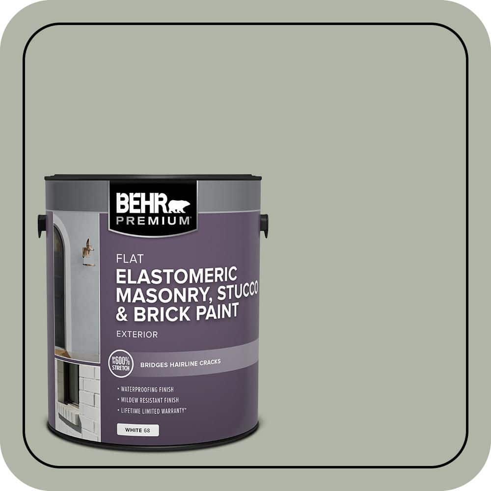 BEHR PREMIUM 1 gal. #MS-58 Antique Jade Elastomeric Masonry, Stucco and Brick Exterior Paint