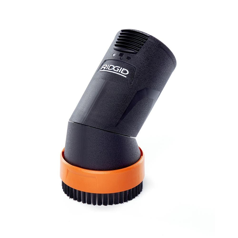 2-1/2 in. MAX2501 NXT Max Locking Rotating Dusting Brush Accessory Shop Vacuum Attachment for RIDGID NXT Wet Dry Vacs