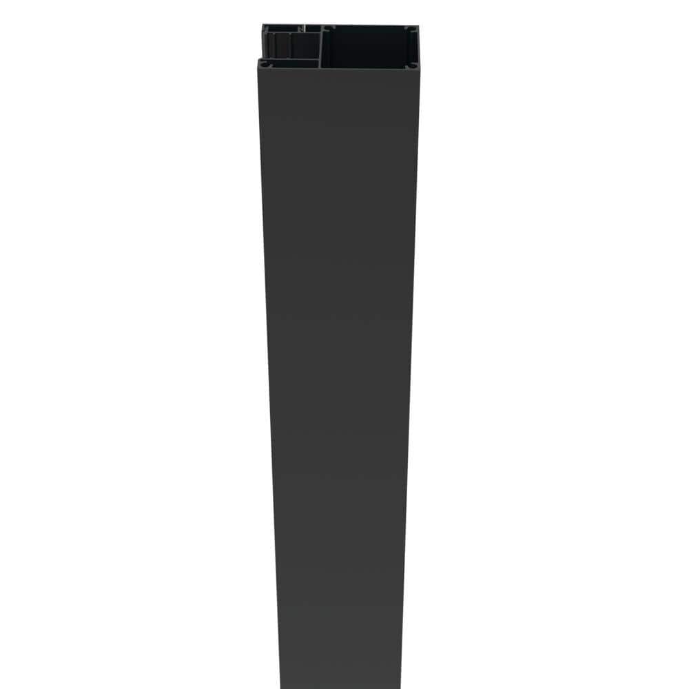 Barrette Outdoor Living 42 in. Matte Black End Surface Mount Post (1)