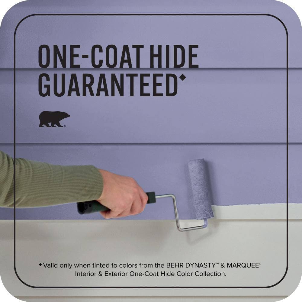 BEHR MARQUEE 1 gal. #M550-5 Violet Aura Flat Exterior Paint & Primer (3)