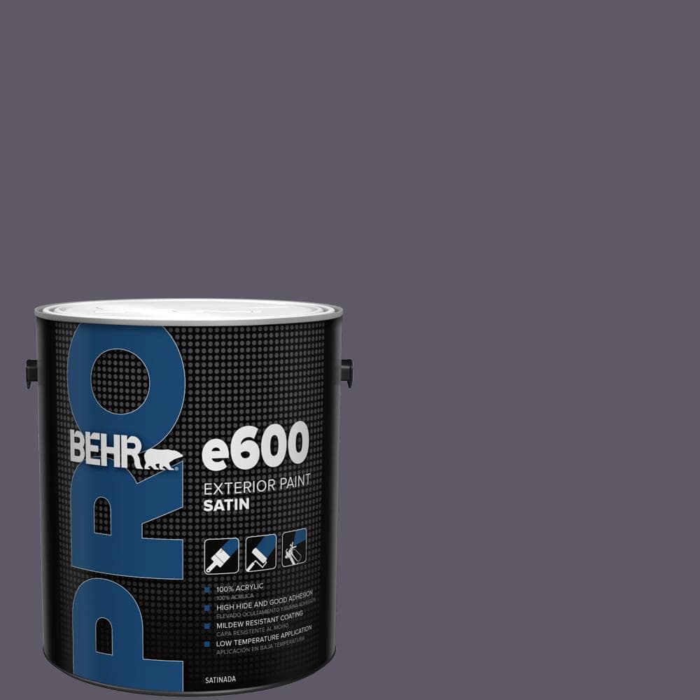 BEHR PRO 1 gal. #S570-7A Plush Purple Satin Exterior Paint