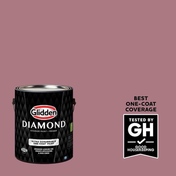 Glidden Diamond 1 gal. PPG1049-5 Mauve Madness Satin Interior Paint (2)