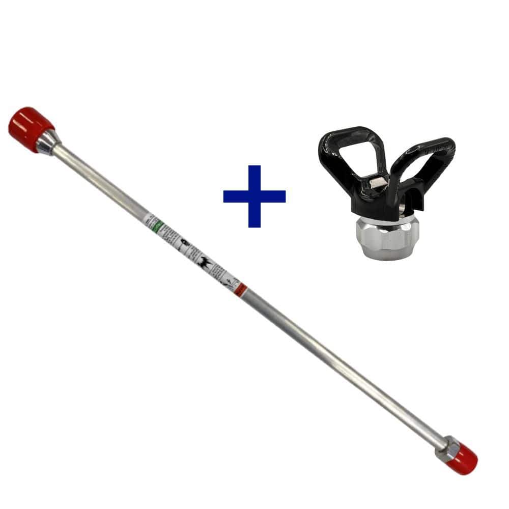 BEDFORD Airless Paint Sprayer Tip Guard with 20 in. Spray Tip Extension Wand (1)