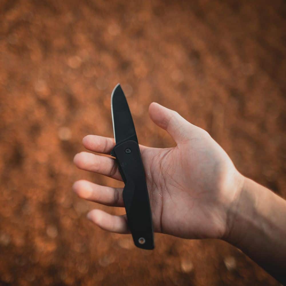 TRUE Edc 3 in. Drop-Point Ball-Bearing Flipper Folding Knife with G10 Handle (3)