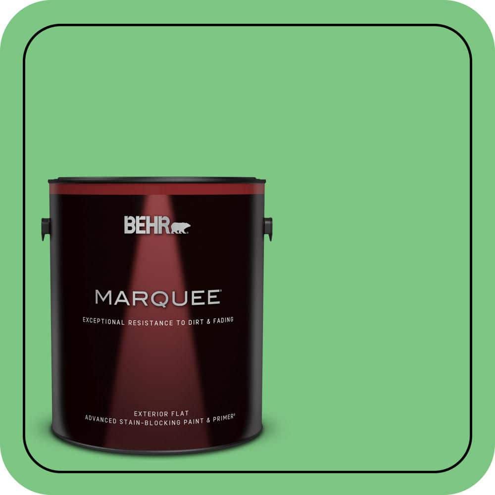 BEHR MARQUEE 1 gal. #P390-5 Garden Stroll Flat Exterior Paint & Primer