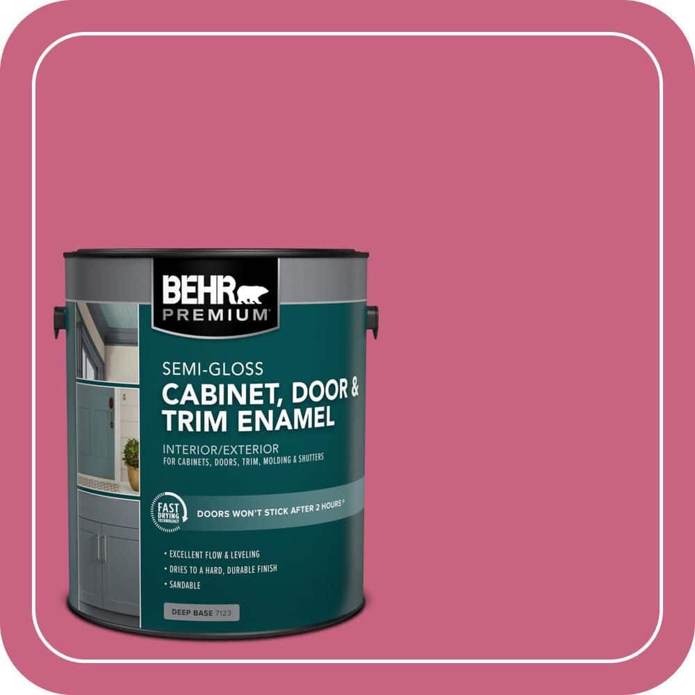 BEHR PREMIUM 1 gal. #P130-6 Ballerina Tutu Semi-Gloss Enamel Interior/Exterior Cabinet, Door & Trim Paint
