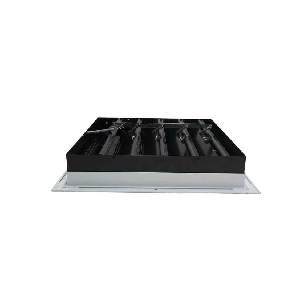 QuietCool 1838 CFM Roof Mount Whole House Fan with 16 in. x 16 in. Damper Grille (3)