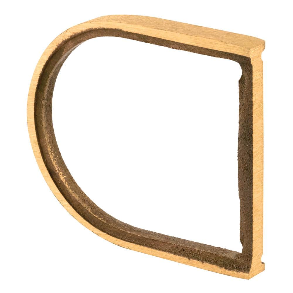 Prime-Line 1/4 in. Deadlock Shim Plate, Brass for Deadbolt