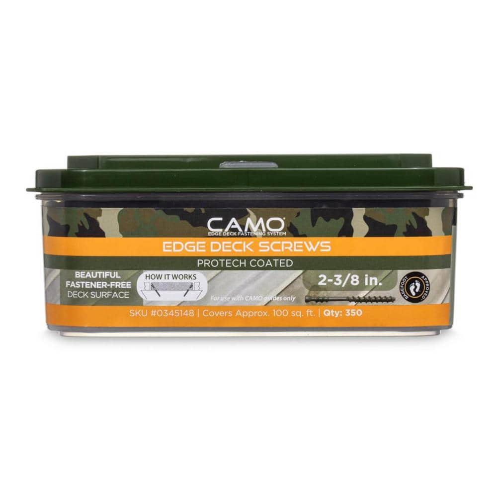 CAMO 2-3/8 in. Exterior Decking Screw-Edge Hidden Deck Fasteners (350-Count)