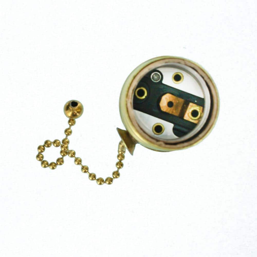 Leviton Pull-Chain Socket Lamp Holder 19980-PG (3)