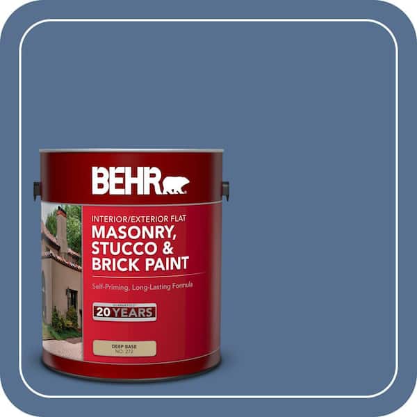 BEHR 1 gal. #PFC-59 Porch Song Flat Interior/Exterior Masonry, Stucco and Brick Paint (2)