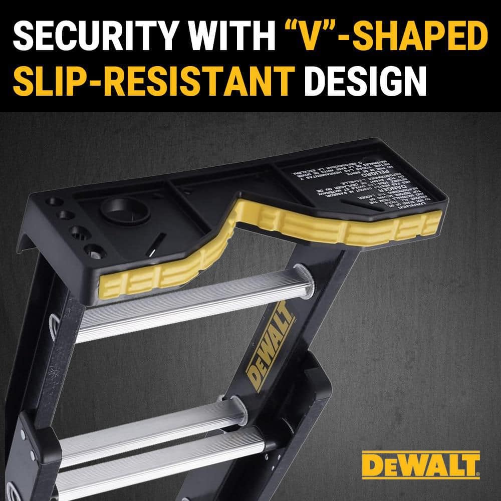 DEWALT Fiberglass Extension Ladder Type 1A 300 lbs. (4)