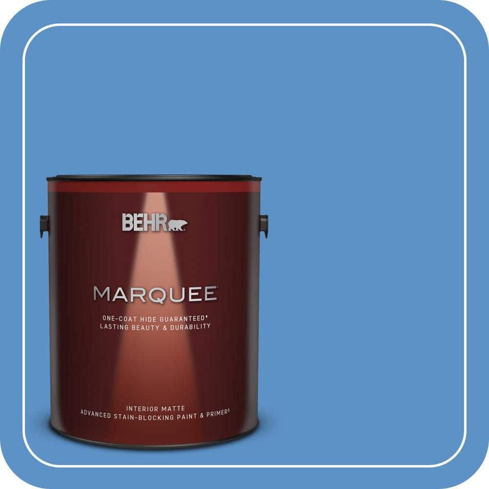 BEHR MARQUEE 1 gal. #MQ4-26 Come Sail Away One-Coat Hide Matte Interior Paint & Primer (1)