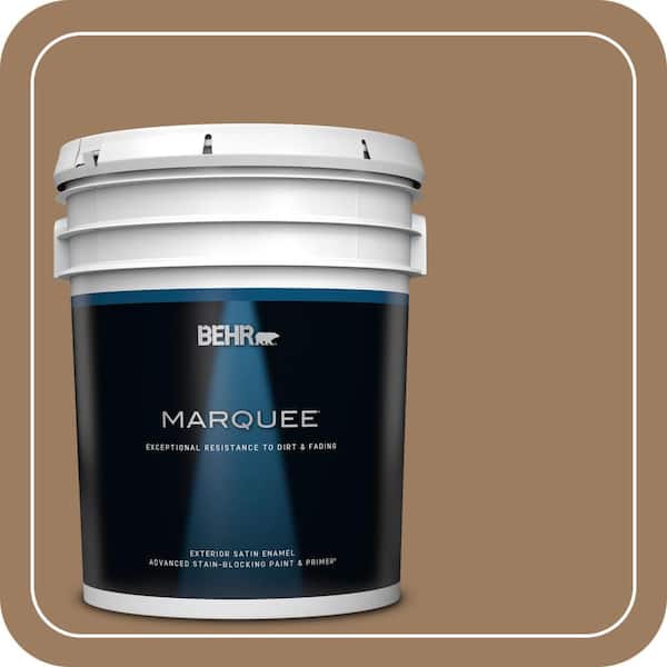 BEHR PREMIUM PLUS #BXC-08 Safari Brown Enamel & Primer Color Sample (4)