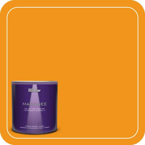 BEHR PREMIUM PLUS #290B-7 Yam Enamel Low Odor & Primer (2)