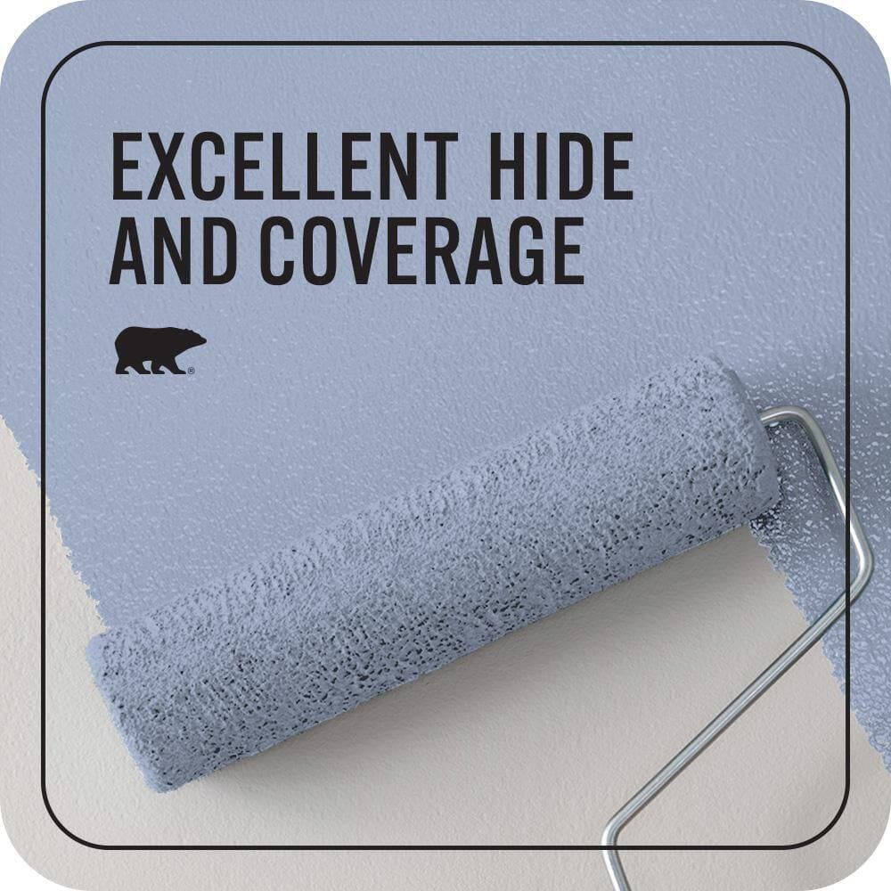 BEHR PREMIUM PLUS #610D-4 Bellflower Enamel EcoMix Plant-Based & Primer (2)