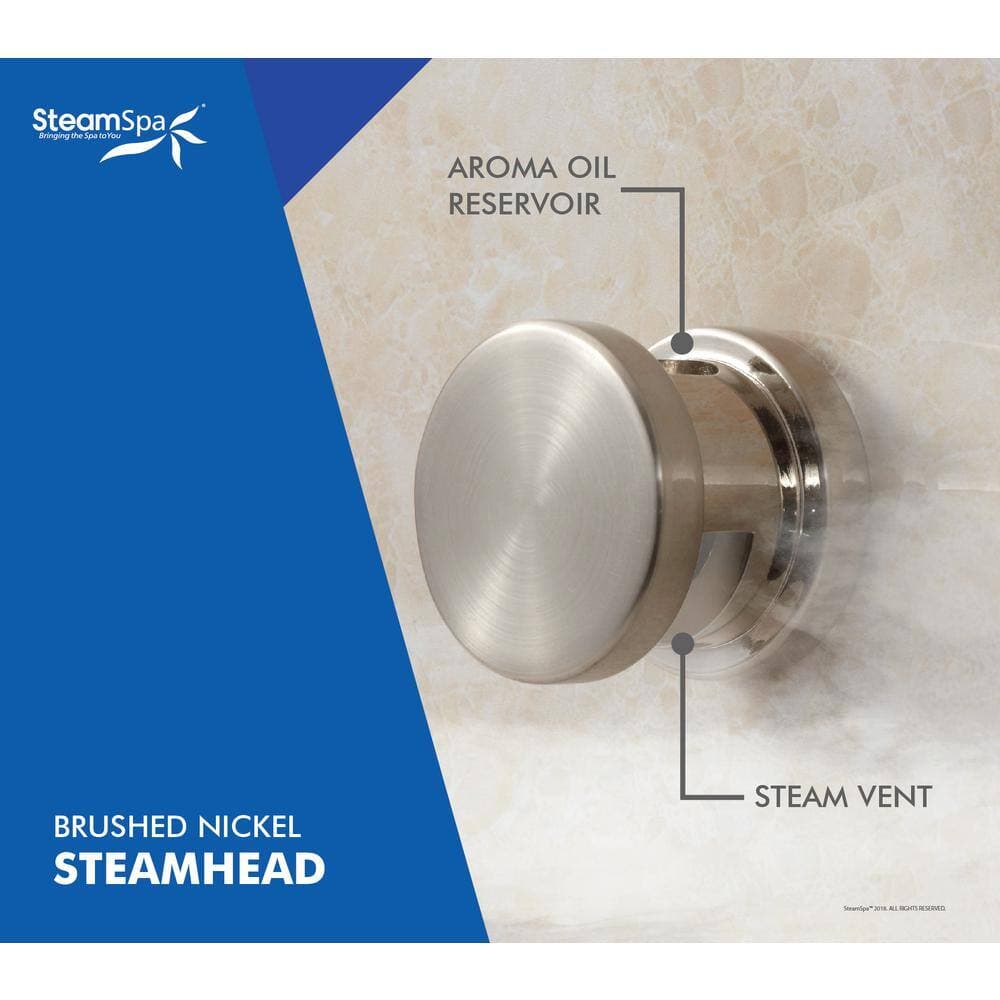 SteamSpa Oasis Touch Panel Control Kit in Brushed Nickel (3)
