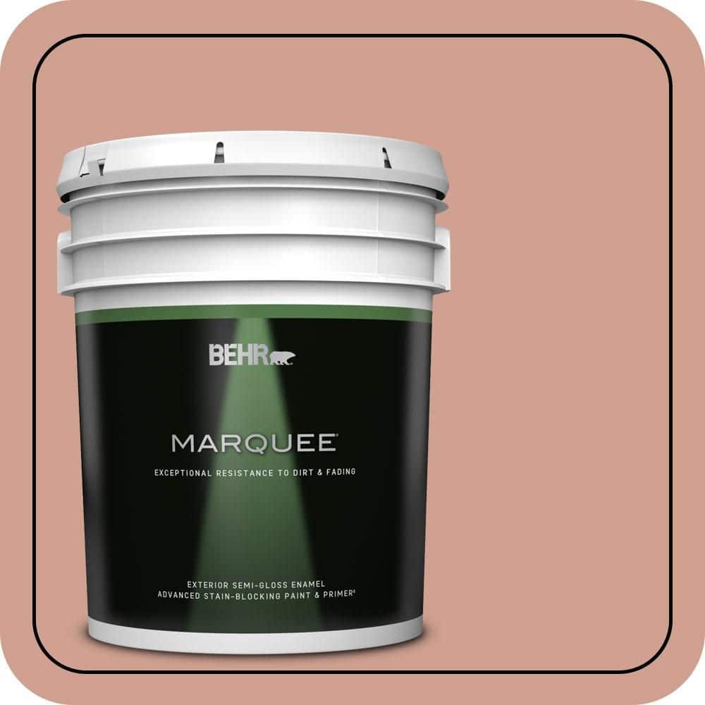 BEHR MARQUEE 5 gal. #S180-4 Shiny Kettle Semi-Gloss Enamel Exterior Paint & Primer