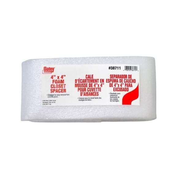 Oatey 4 in. x 4 in. Foam Closet Flange Spacer (2)