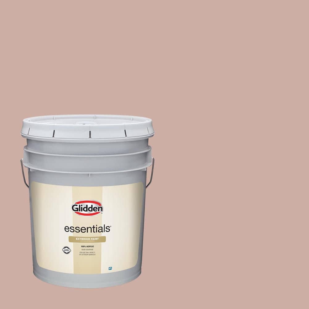 Glidden Essentials 5 gal. PPG1060-4 Velveteen Crush Flat Exterior Paint