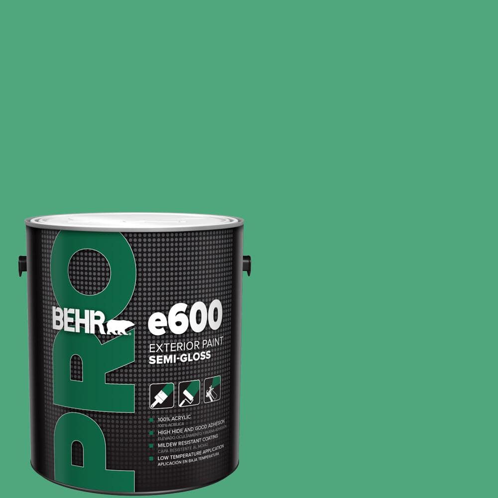 BEHR PRO 1 gal. #P420-5 Shamrock Green Semi-Gloss Exterior Paint