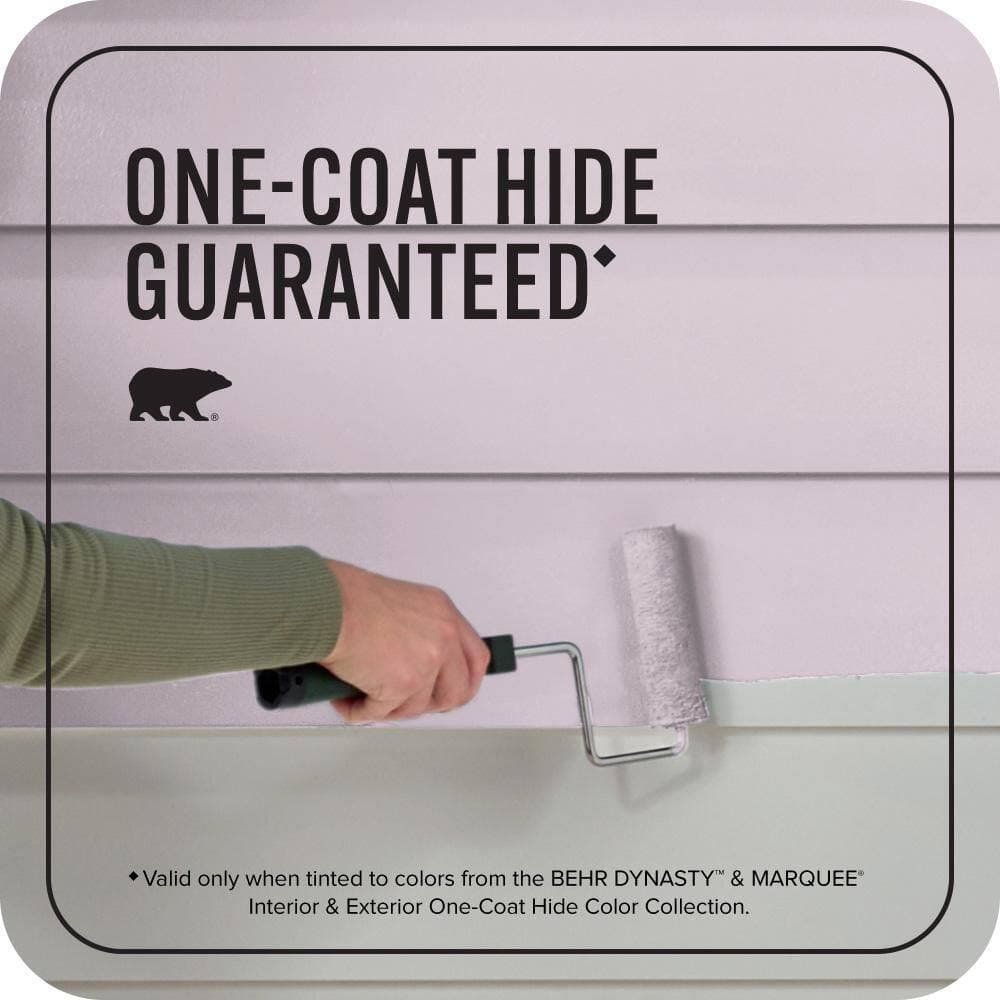 BEHR MARQUEE 1 gal. #S110-2 Orchid Haze Flat Exterior Paint & Primer (3)